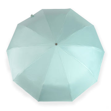 Premium Rose Gold & Mint 3 fold Auto Closure umbrella for Adults