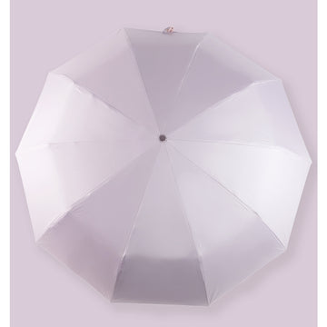 Premium Rose Gold & Purple 3 fold Auto Closure umbrella for Adults