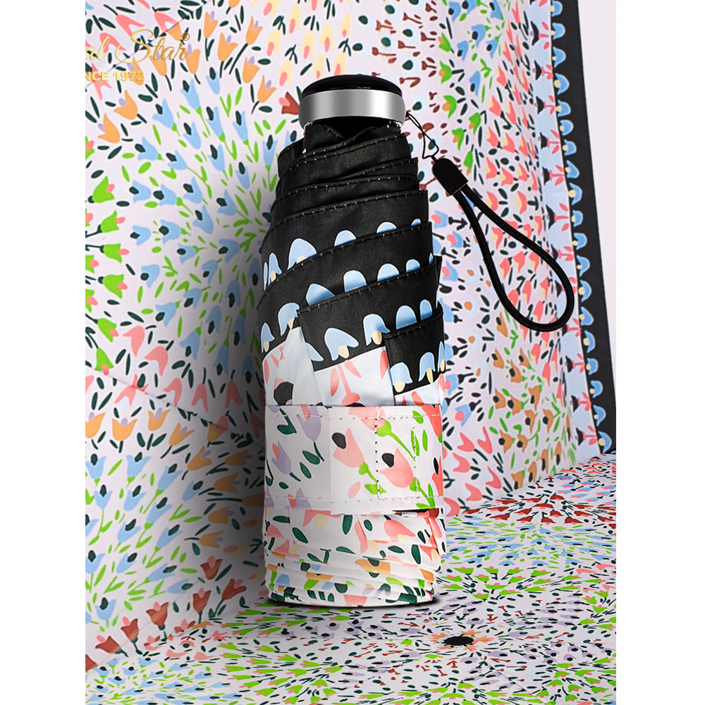 5 Fold Capsule Pocket edition Little Buds theme Umbrella for Adults