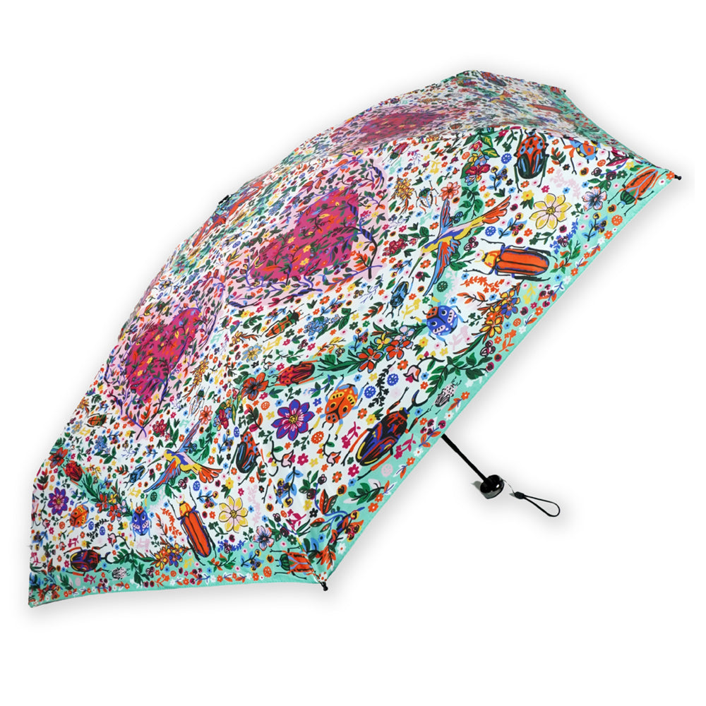 5 Fold Capsule Pocket edition Floral Heart theme Umbrella for Adults