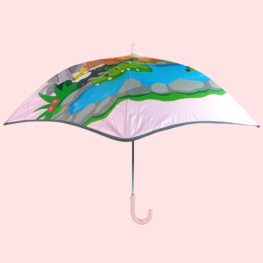 Animal Kingdom Canopy Umbrella for Kids, 2yrs -5 yrs