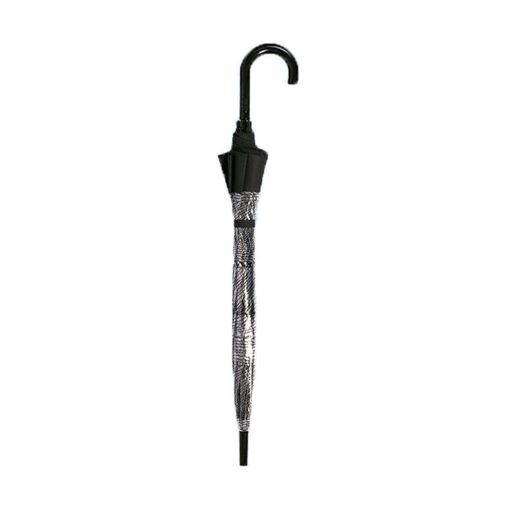 Self Print Black Transparent Umbrella for Kids and Teens, 8yrs - 15yrs