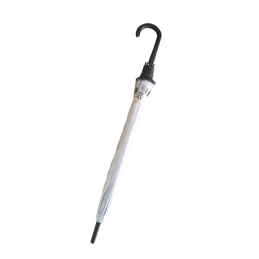 Black Border Transparent Umbrella for Adults