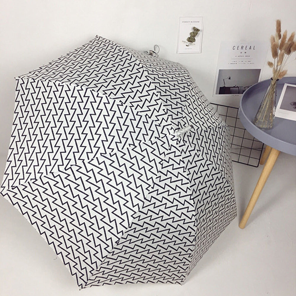 Black & white monochrome print Big size Umbrella for Adults