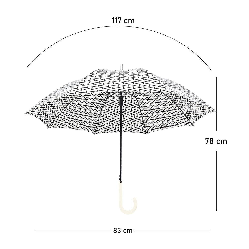 Black & white monochrome print Big size Umbrella for Adults