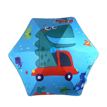 Dino Car Drive Canopy Umbrella for Kids, 5 yrs - 8yrs