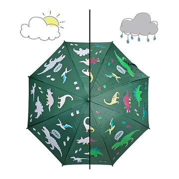 Dino theme Color Changing Magic Umbrella for Kids,5yrs - 10yrs