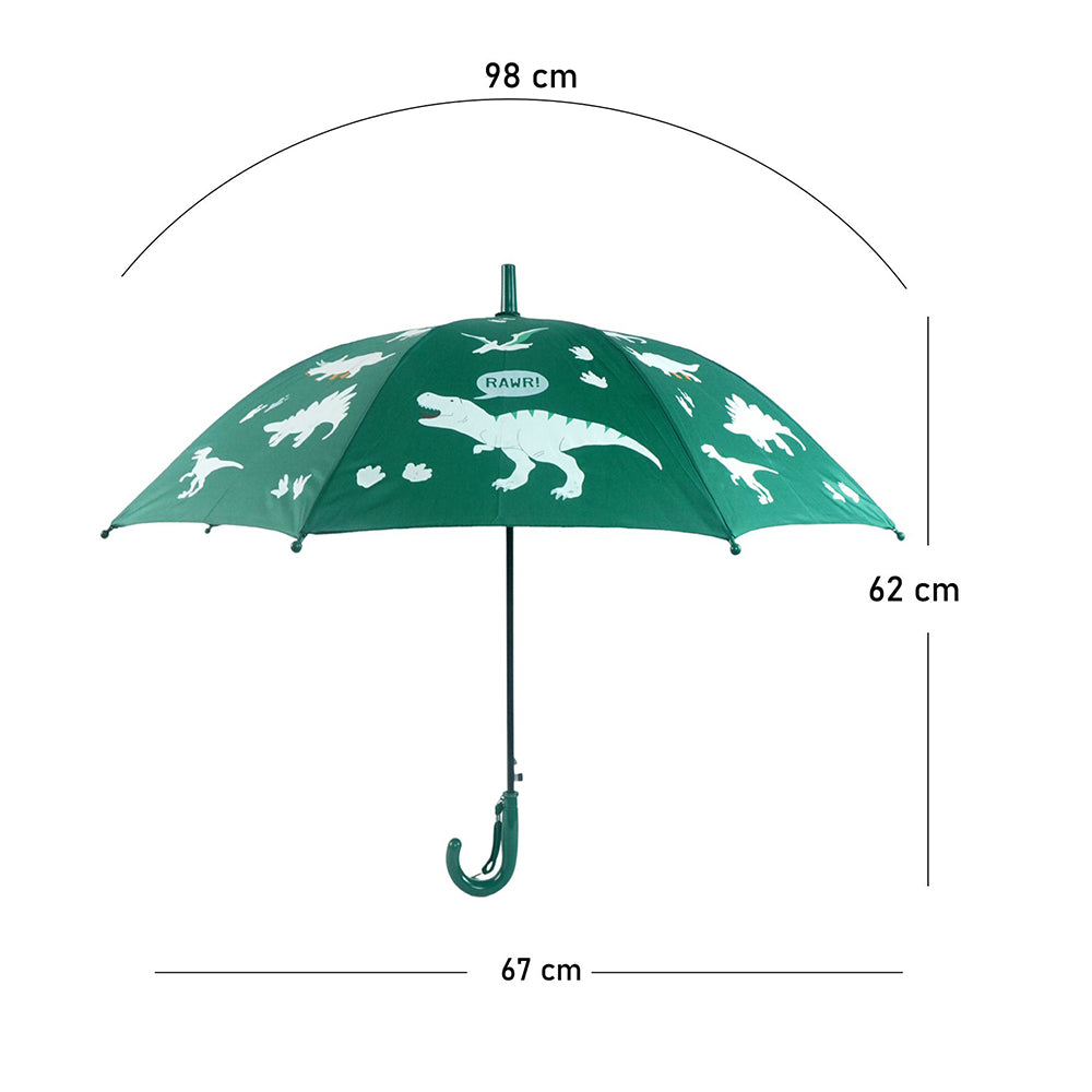 Dino theme Color Changing Magic Umbrella for Kids,5yrs - 10yrs