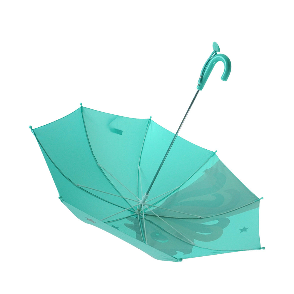 Mint Unicorn Big Face Umbrella for Kids, 5yrs - 10yrs