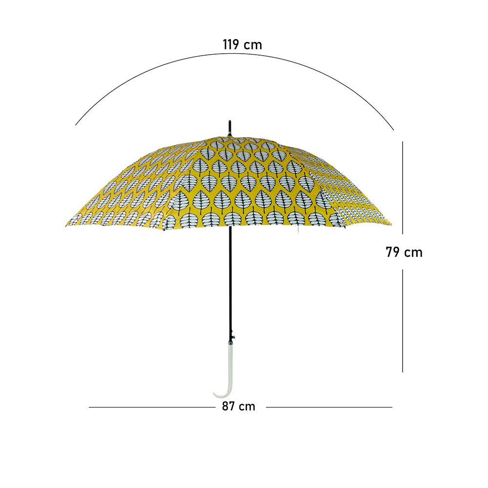 Mustard leaves print Big size Umbrella for Adults