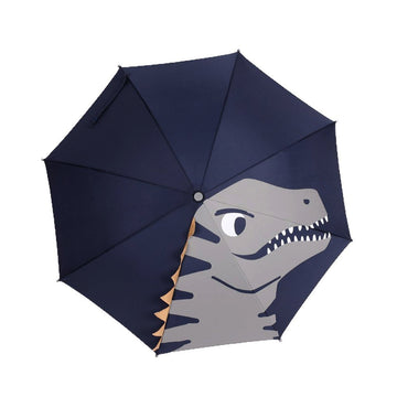 Navy Dino Big Face Umbrella for Kids, 5yrs - 10 yrs