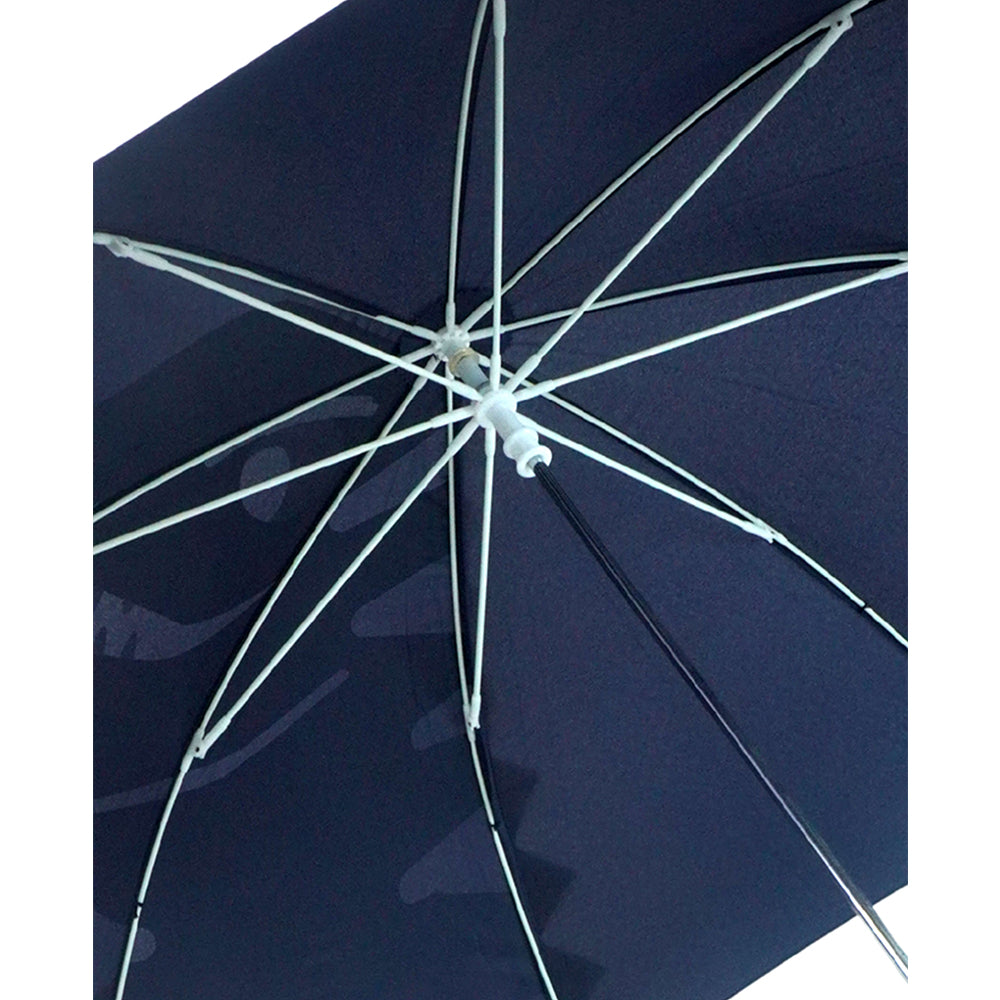 Navy Dino Big Face Umbrella for Kids, 5yrs - 10 yrs