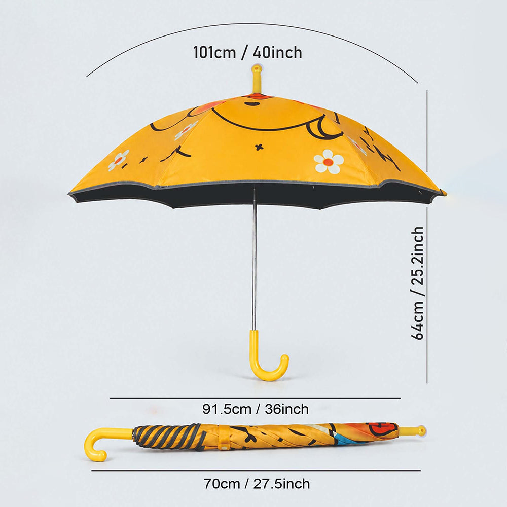 Wheel style Quack Ducky Wheel style printed UPF 50+ Kids-Umbrella -5-10Y