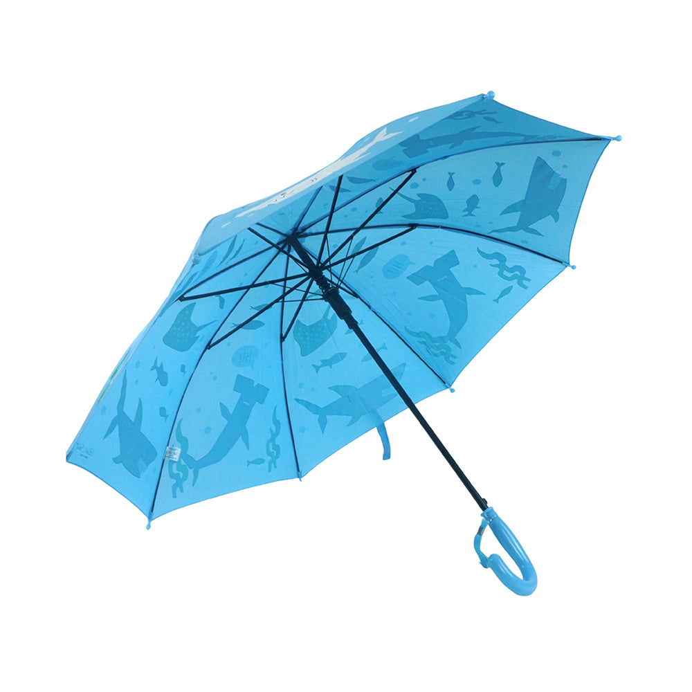 Shark theme Color Changing Magic Umbrella for Kids,5yrs - 10yrs