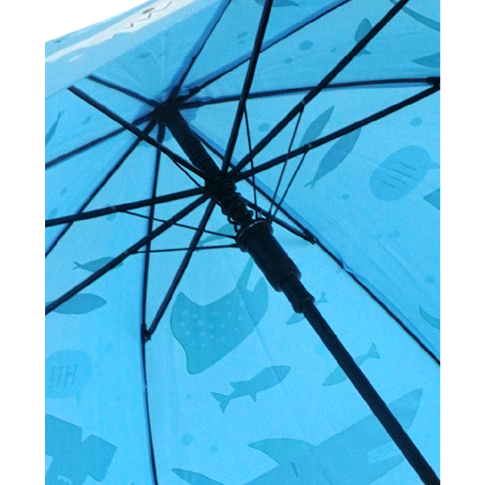 Shark theme Color Changing Magic Umbrella for Kids,5yrs - 10yrs