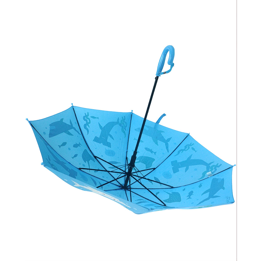 Shark theme Color Changing Magic Umbrella for Kids,5yrs - 10yrs