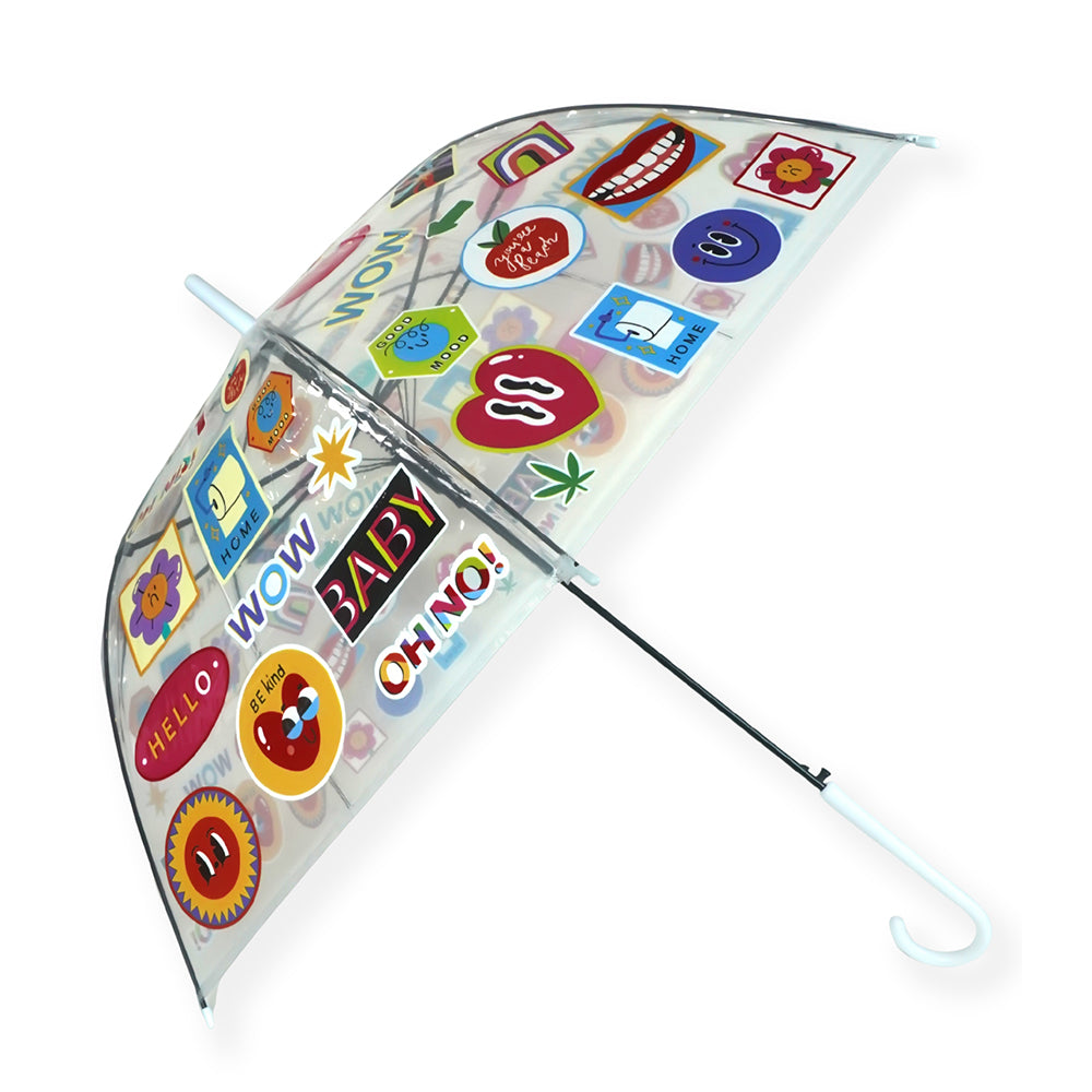 Stamp Transparent Umbrella for Adults