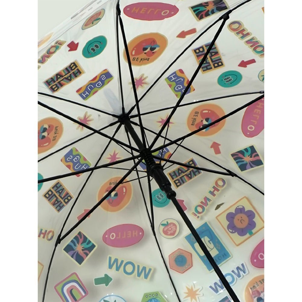 Stamp Transparent Umbrella for Adults