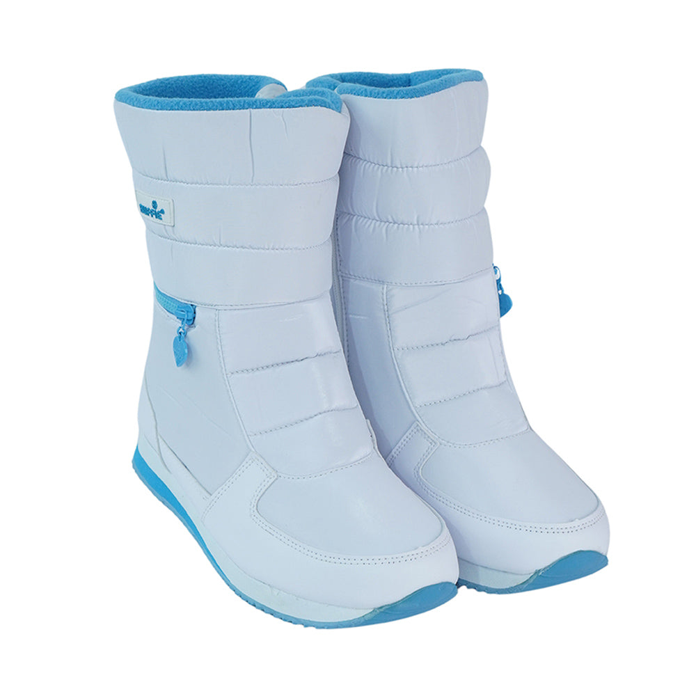 Icy Blue Waterproof Winter Snow Boots for Men and Women for Minus degree temperature