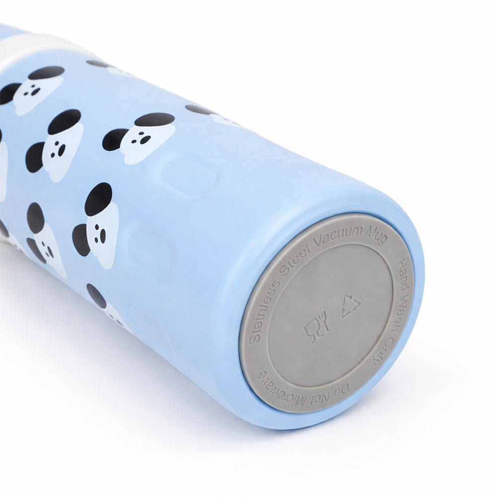 Blue Puppy Stripes Cap Series,  Stainless Steel Kids Water Bottle , 520ml