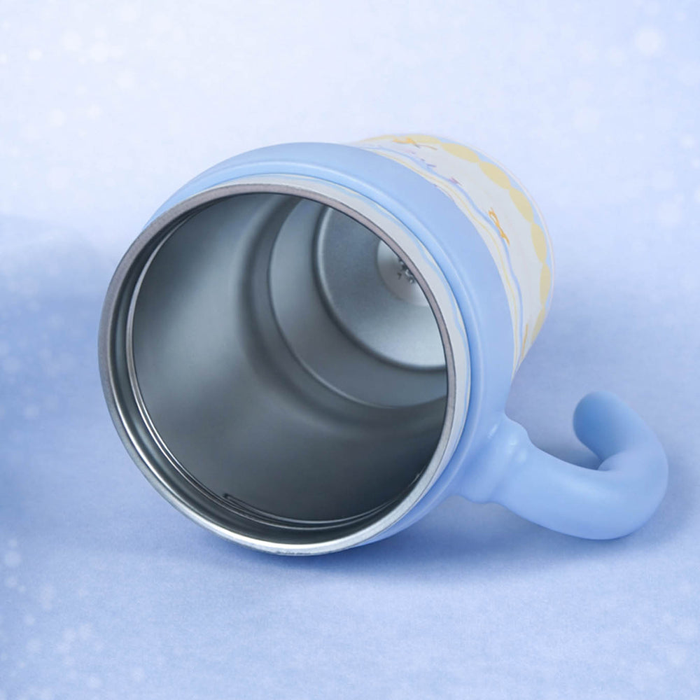 Blue Waves, Bubble Lid series, with detachable infuser Stainless Steel Kids Tumbler Water Bottle , 680ml