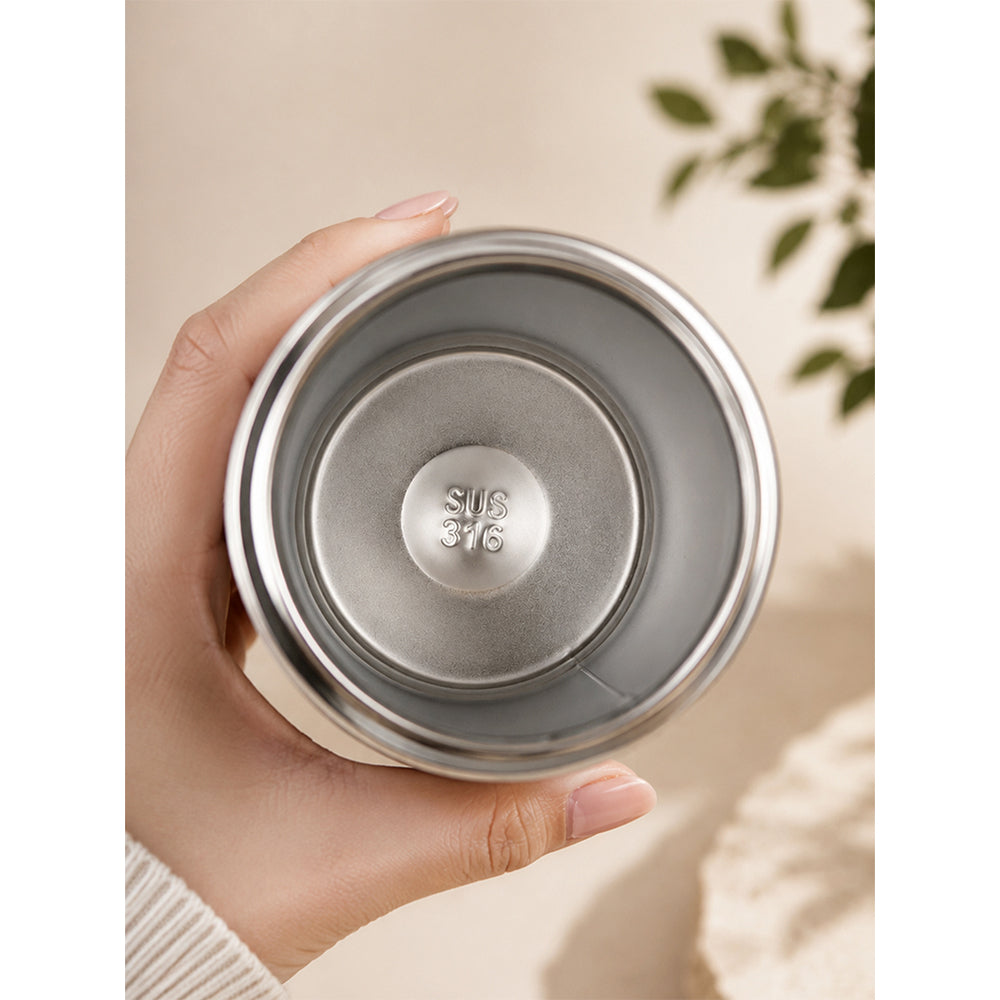 Cute Rabbit, Red ball Lid Series, Stainless Steel Tumbler and Water Bottle for Kids & Adults, 650ml