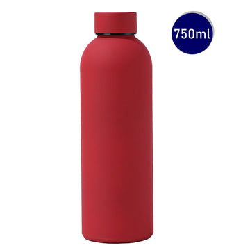 Fiery Red Matt Finish Premium Stainless steel Bottle for Office, Gym and School, 750ML