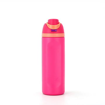 Fuchsia Flip Lid styled  Premium Stainless steel Double Wall Bottle for Office, Gym and School, 750ML