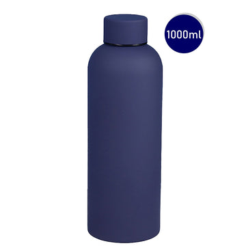 Grape Purple Matt Finish Premium Stainless steel Double Wall Bottle for Office, Gym and School, 1000ML
