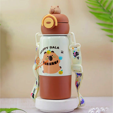 Happy Bala bottomlid Series,  Stainless Steel Kids Water Bottle , 480ml