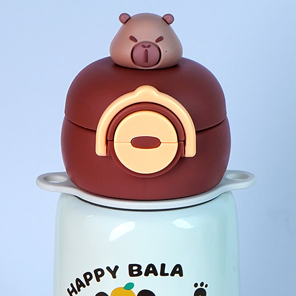 Happy Bala bottomlid Series,  Stainless Steel Kids Water Bottle , 480ml