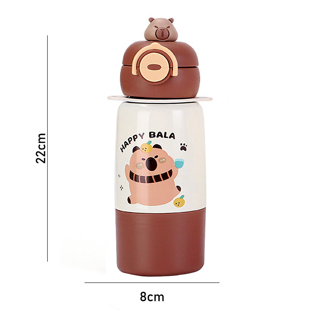 Happy Bala bottomlid Series,  Stainless Steel Kids Water Bottle , 480ml