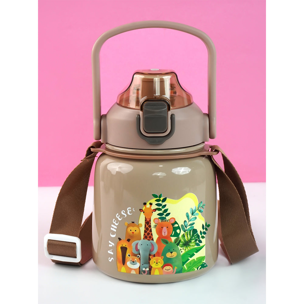 Brown Jungle Small Belly Bottle, 700ml