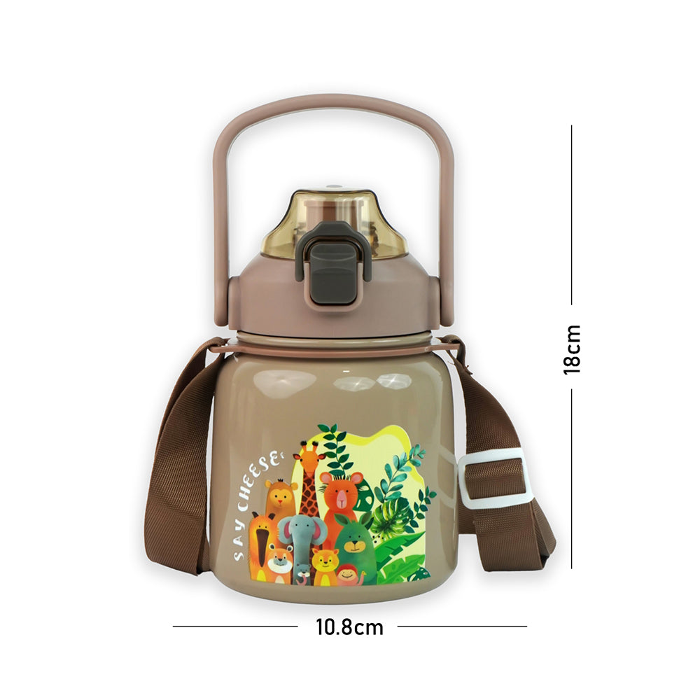Brown Jungle Small Belly Bottle, 700ml
