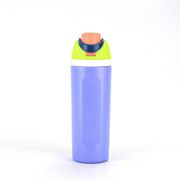 Lavender Flip Lid styled  Premium Stainless steel Double Wall Bottle for Office, Gym and School, 750ML