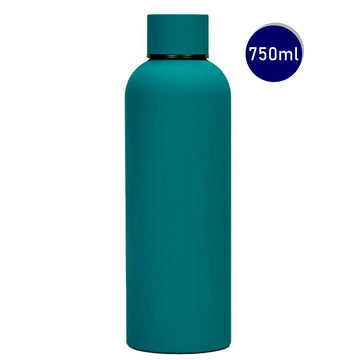 Ocean Teal Matt Finish Premium Stainless steel Double Wall Bottle for Office, Gym and School, 750ML