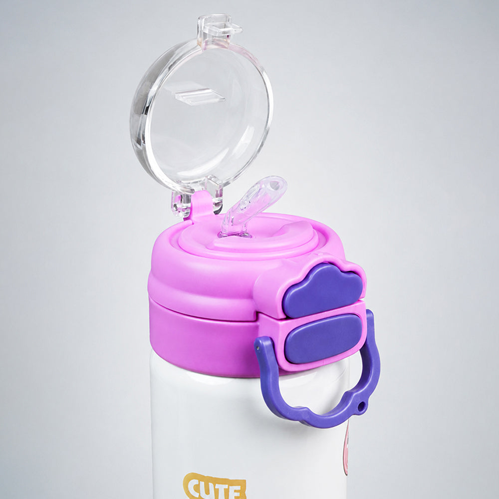 Pink Lid, Dance Buddy Series, Stainless Steel Water Bottle for Kids, 700ml