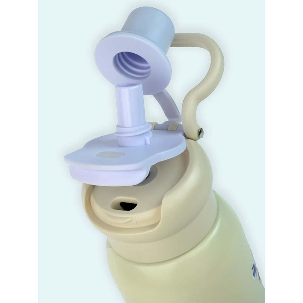 Purple Power Woman Flask Water Bottle, 600ml