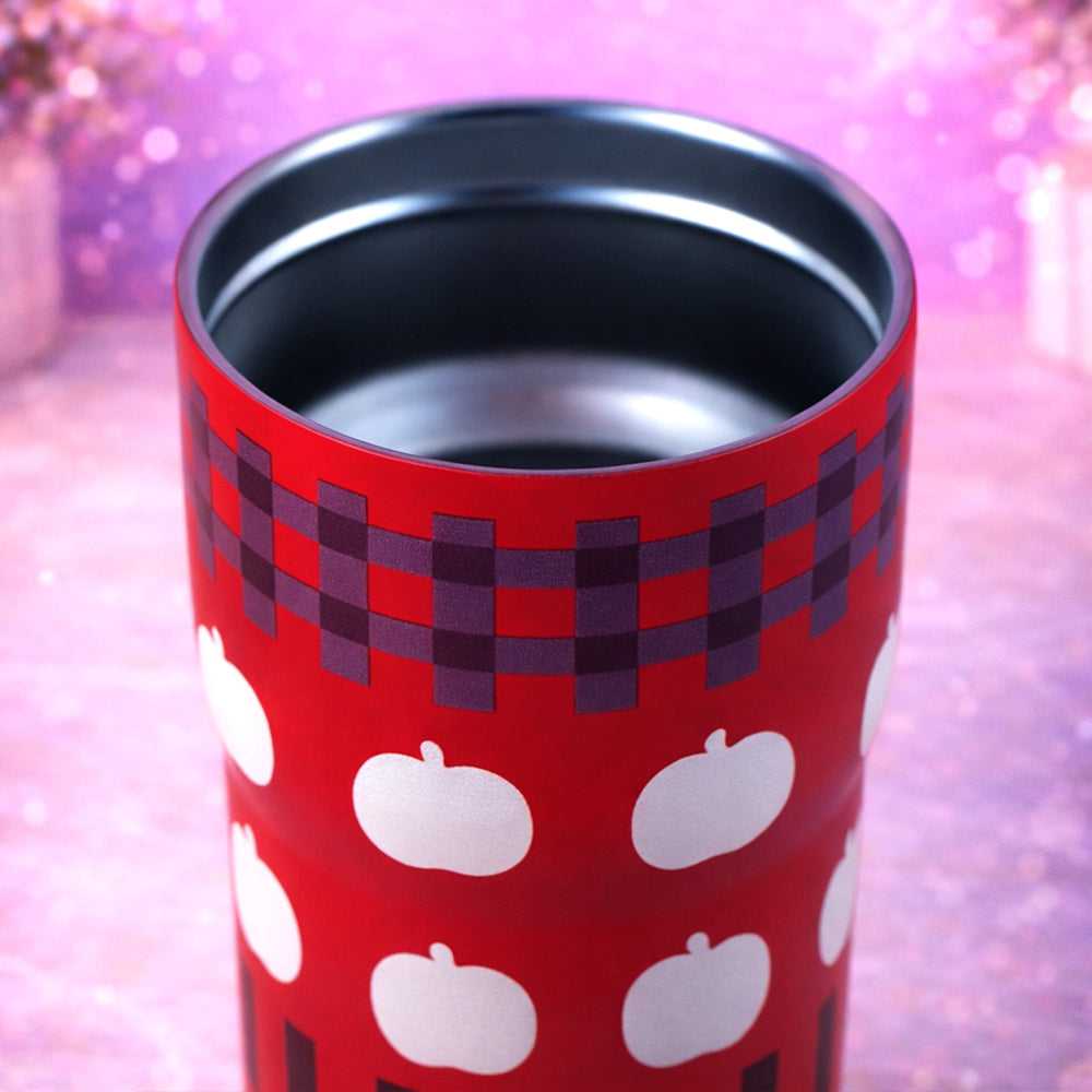 Red Checks Apple ,  Rich Series, Stainless Steel Tumbler and Water Bottle for kids, Teens and Adults, 560 ml