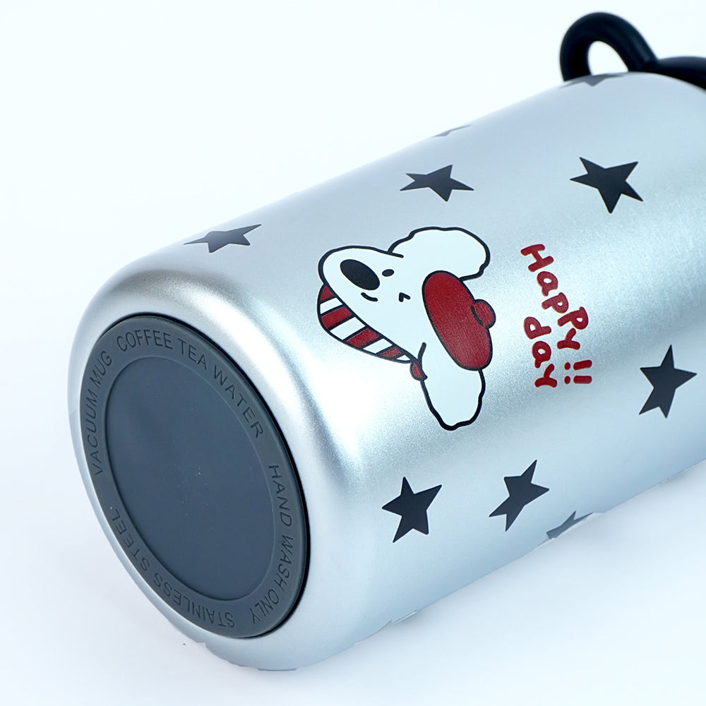 Silver Black Star Cuplid Series,  Stainless Steel Kids Water Bottle , 500ml