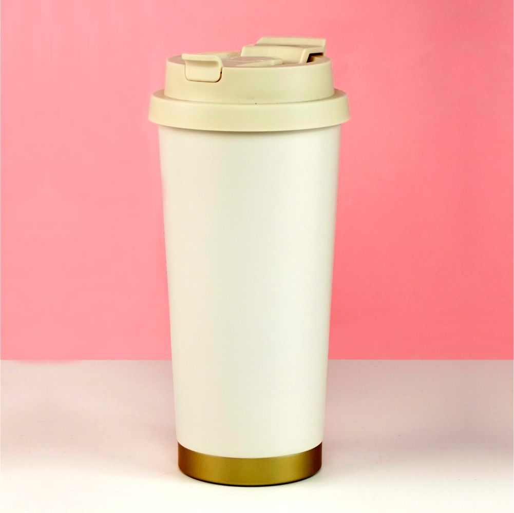 White Ted Stainless Steel premium Insulated Detox Infuser Bottle with Tea and Fruit Infuser attachment, 520ml