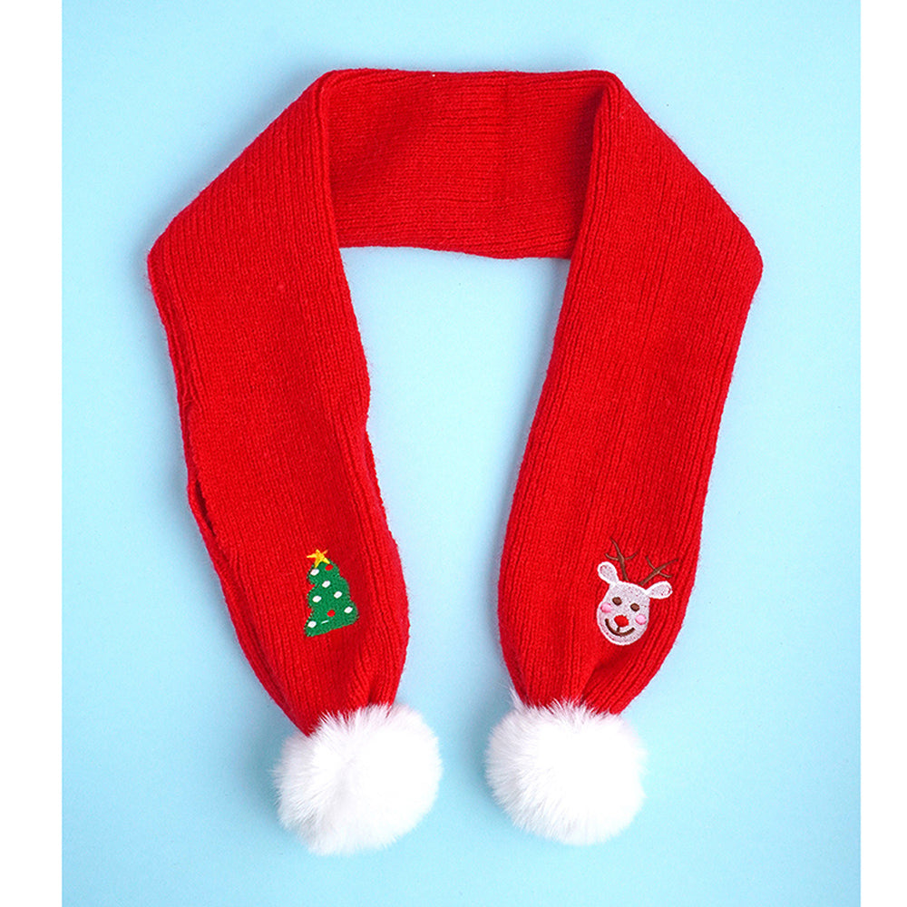 3pcs christmas Themed Winter Cap, Mufflers and Gloves, 4-8 Years
