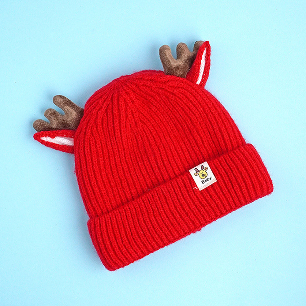 3pcs christmas Themed Winter Cap, Mufflers and Gloves, 4-8 Years