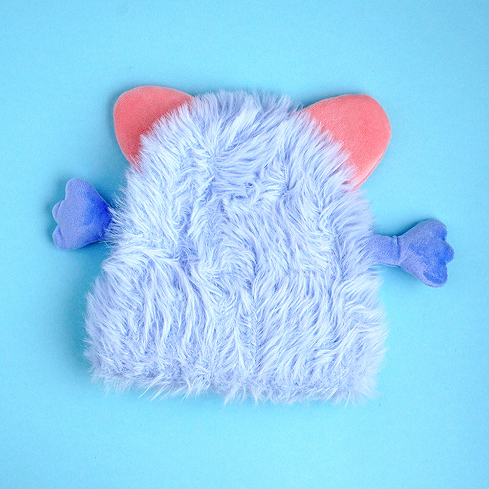 Blue Furry Monster 3d style Winter Cap/Beanie for Kids