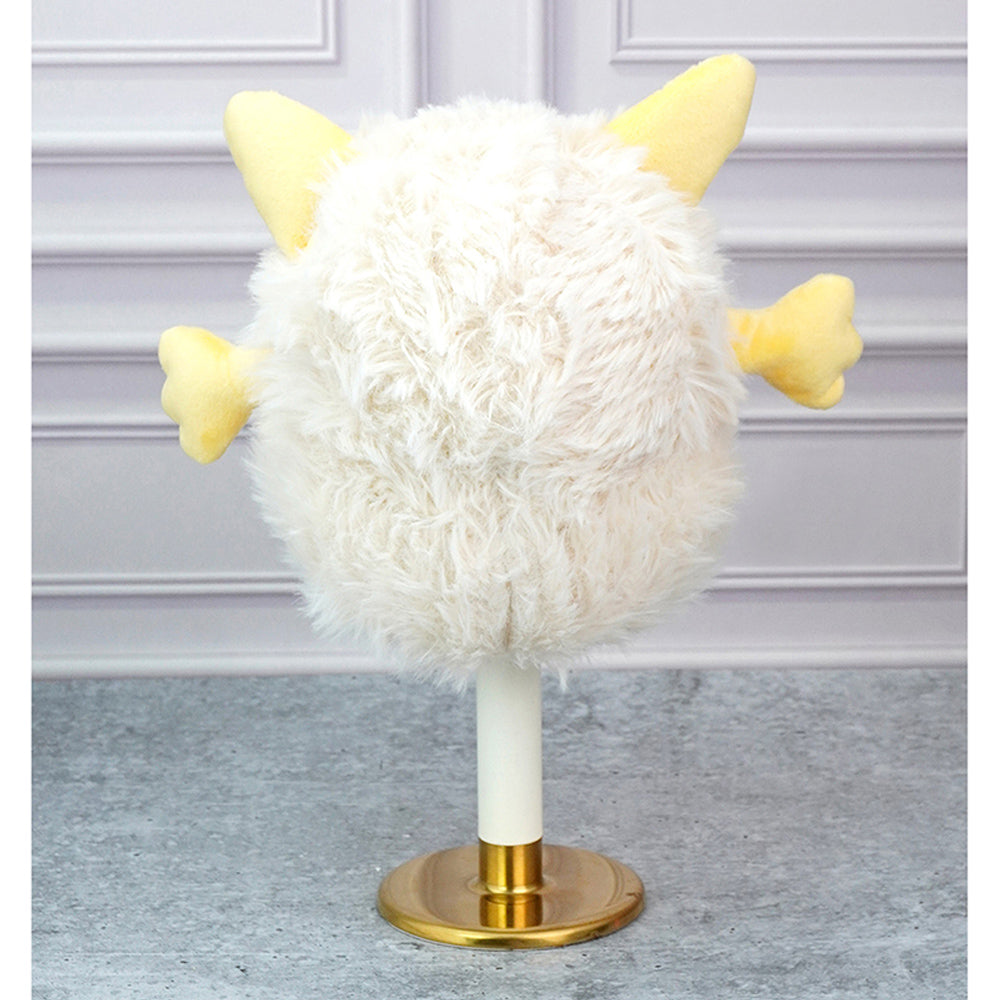 Cream Furry Monster 3d style Winter Cap/Beanie for Kids