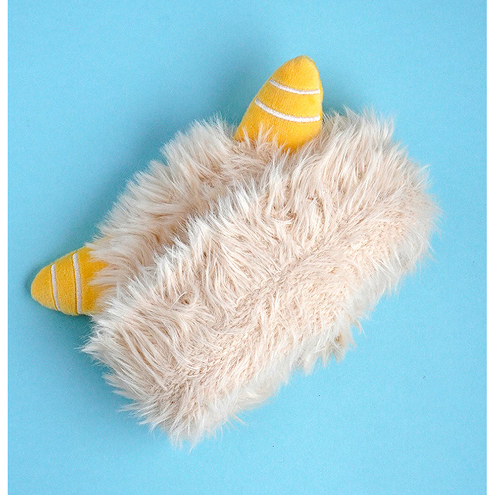 Cream Furry Monster 3d style Winter Cap/Beanie for Kids