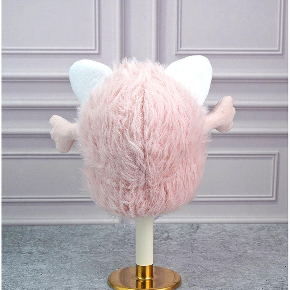 Pink Furry Monster 3d style Winter Cap/Beanie for Kids