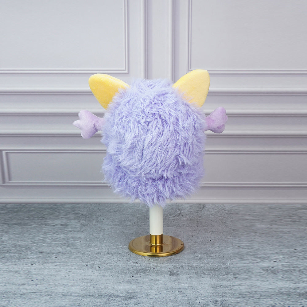 Purple Furry Monster 3d style Winter Cap/Beanie for Kids