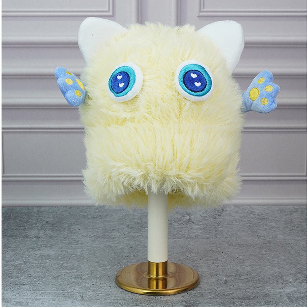 Yellow Furry Monster 3d style Winter Cap/Beanie for Kids