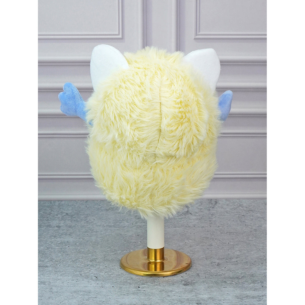 Yellow Furry Monster 3d style Winter Cap/Beanie for Kids
